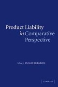 Cover: Product Liability in Comparative Perspective - Cambridge University Press