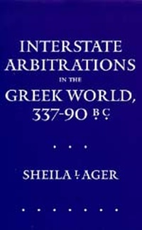 Abbildung von: Interstate Arbitrations in the Greek World, 337-90 B.C. - University of California Press