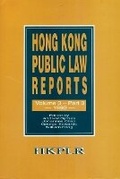 Cover: Hong Kong Public Law Reports V 3 Part 3 - Hong Kong University Press