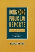 Cover: Hong Kong Public Law Reports V 3 Part 1 - Hong Kong University Press