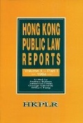 Cover: Hong Kong Public Law Reports V 4 Part 1 - Hong Kong University Press