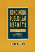 Cover: Hong Kong Public Law Reports V 4 Part 2 - Hong Kong University Press