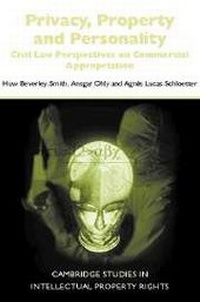 Abbildung von: Privacy, Property and Personality - Cambridge University Press
