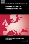 Cover: Commercial Trusts in European Private Law - Cambridge University Press