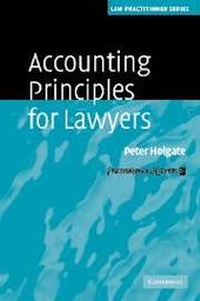 Abbildung von: Accounting Principles for Lawyers - Cambridge University Press