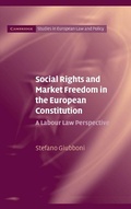 Cover: Social Rights and Market Freedom in the European Constitution - Cambridge University Press