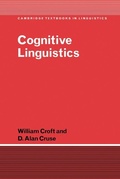 Cover: Cognitive Linguistics - Cambridge University Press