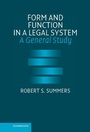 Cover: Form and Function in a Legal System - Cambridge University Press