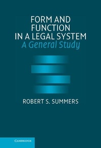 Enlarge image Cover: Form and Function in a Legal System - Cambridge University Press
