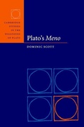 Cover: Plato's Meno - Cambridge University Press