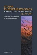 Cover: Concepts of Tradition in Phenomenology - Humanitas