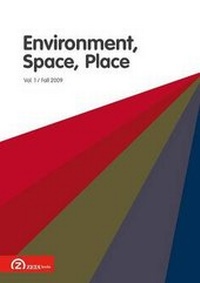 Enlarge image Cover: Environment, Space, Place: (Fall 2009) v. 1, Issue 2 - Zeta Books