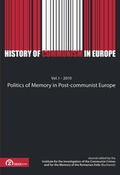 Cover: Politics of Memory in Post-Communist Europe - Zeta Books