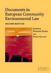 Abbildung von: Documents in European Community Environmental Law - Cambridge University Press