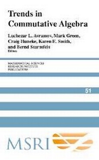 Abbildung von: Trends in Commutative Algebra - Cambridge University Press