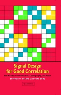 Abbildung von: Signal Design for Good Correlation - Cambridge University Press