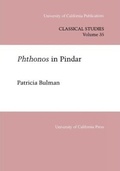 Cover: Phthonos In Pindar - University of California Press
