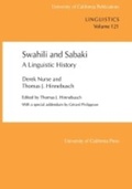Cover: Swahili and Sabaki - University of California Press