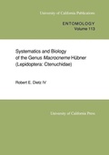Cover: Systematics and Biology of the Genus Macrocneme Hubner (Lepidoptera: Ctenuchidae) - University of California Press