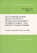 Cover: The Cerambycidae of North America, Part VII, No. 2 - University of California Press