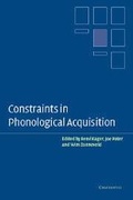 Cover: Constraints in Phonological Acquisition - Cambridge University Press