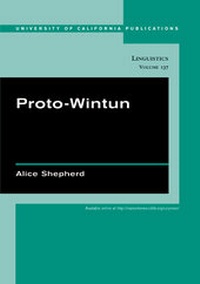 Enlarge image Cover: Proto-Wintun - University of California Press