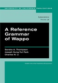 Cover: A Reference Grammar of Wappo - University of California Press