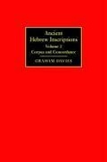 Cover: Ancient Hebrew Inscriptions: Volume 2 - Cambridge University Press