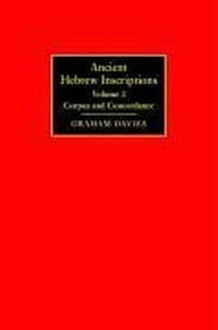 Enlarge image Cover: Ancient Hebrew Inscriptions: Volume 2 - Cambridge University Press