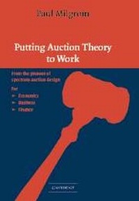 Enlarge image Cover: Putting Auction Theory to Work - Cambridge University Press
