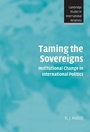 Cover: Taming the Sovereigns - Cambridge University Press