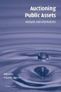 Enlarge image Cover: Auctioning Public Assets - Cambridge University Press
