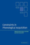 Cover: Constraints in Phonological Acquisition - Cambridge University Press