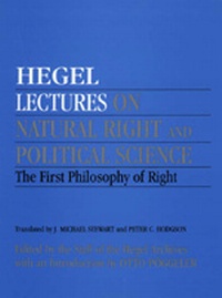 Enlarge image Cover: Lectures on Natural Right and Political Science - University of California Press