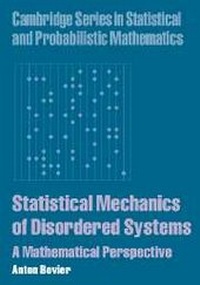 Bild vergrößern Bild: Statistical Mechanics of Disordered Systems - Cambridge University Press