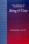 Cover: The Genesis of Heidegger's Being and Time - University of California Press