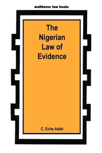 Abbildung von: The Nigerian Law of Evidence - Malthouse Press Ltd,Nigeria