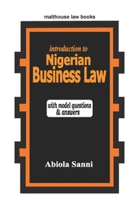 Abbildung von: An Introduction to Nigerian Business Law in Nigeria - Malthouse Press Ltd,Nigeria