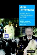Cover: Social Performance - Cambridge University Press