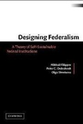 Cover: Designing Federalism - Cambridge University Press