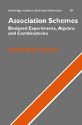 Cover: Association Schemes - Cambridge University Press