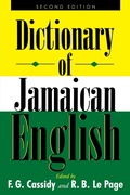 Cover: Dictionary of Jamaican English - University of the West Indies Press