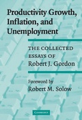 Cover: Productivity Growth, Inflation, and Unemployment - Cambridge University Press