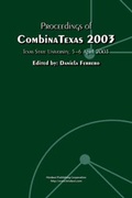 Cover: Proceedings of Combinatexas 2003 - Hindawi Publishing Corporation