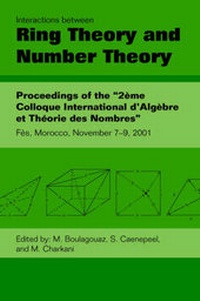 Abbildung von: Interactions Between Ring Theory and Number Theory - Hindawi Publishing Corporation