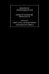 Enlarge image Cover: Phonetic Interpretation - Cambridge University Press