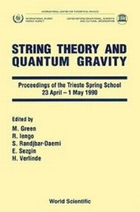 Enlarge image Cover: String Theory And Quantum Gravity - Proceedings Of Trieste Spring School - World Scientific Publishing Co Pte Ltd