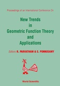 Cover: New Trends In Geometric Function Theory And Applications - Proceedings Of The International Conference - World Scientific Publishing Co Pte Ltd