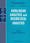 Cover: Nonlinear Analysis And Microlocal Analysis - Proceedings Of The International Conference At The Nankai Institute Of Mathematics - World Scientific Publishing Co Pte Ltd