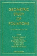Cover: Geometric Study Of Foliations - Proceedings Of The International Symposium/workshop - World Scientific Publishing Co Pte Ltd